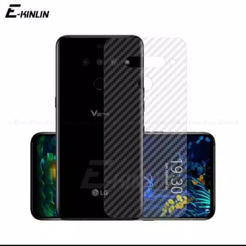 Skin Carbon LG V20 / V30 / V30 Plus / V40 ThinQ / V50 ThinQ / V60 ThinQ Antigores