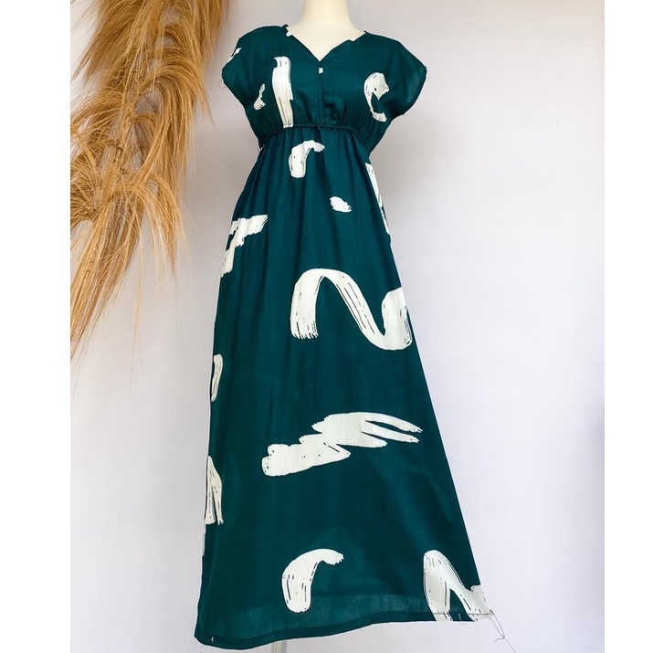 DASTER/DRES MANOHARA ETHNIK & BUNGA PANJANG JEPUN BALI-kuas jotol