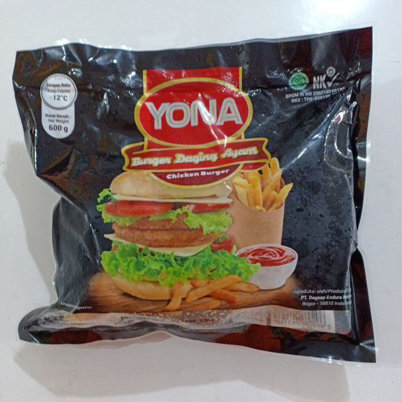 

Yona chicken burger isi 10, enak banget