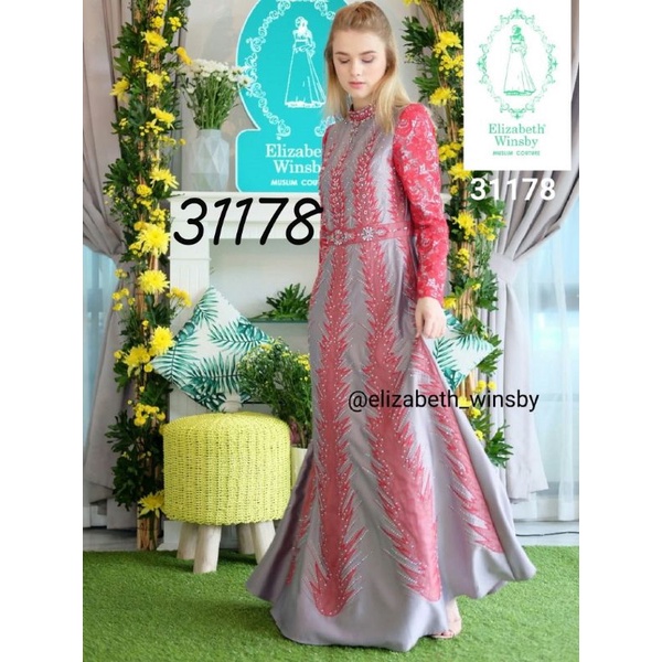 NEW ARRIVAL ELIZABETH WINSBY GAMIS MUSLIM FASHION GAMIS MUSLIM PESTA BAJU MUSLIM TERBARU