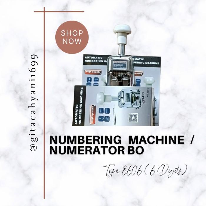 

Numbering Machine / Numerator Bright Office (6 Digits) Type 8606