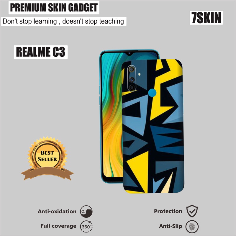 SKIN HANDPHONE  REALME C3 ABSTRAK