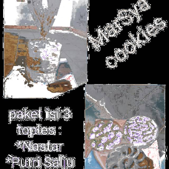 

Nastar, kastengel, putri salju, kue kacang.. perpaket isi 3 pcs