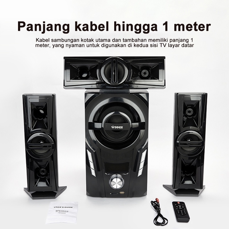 Weyon Offcial Speaker 812 wirelles Bluetooth Usb Sd   suara di jamin(812)