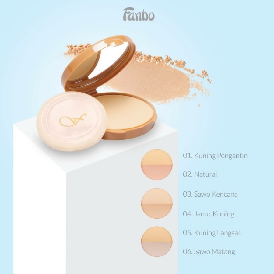 ✿ MADAME ✿ FANBO POWDER PANCAKE GOLD SERIES - FANBO BEDAK PADAT BPOM