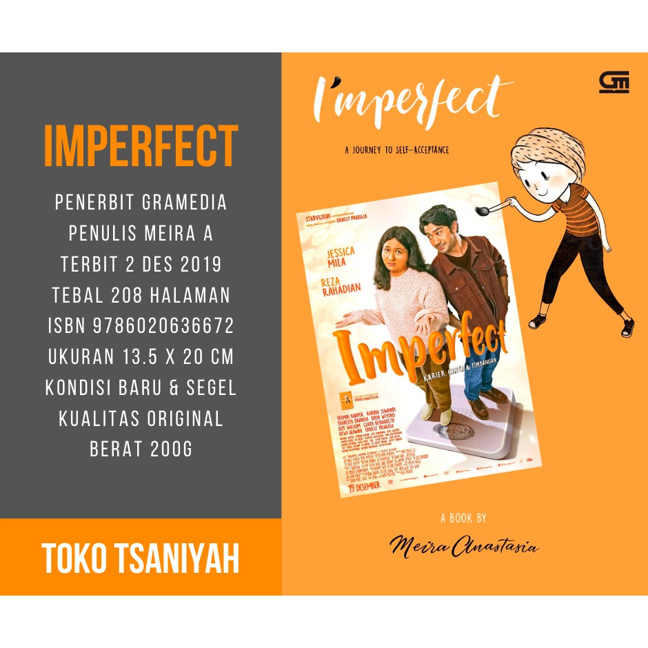 Novel Imperfect Cover Film Meira Anastasia Motivasi Sukses Novel