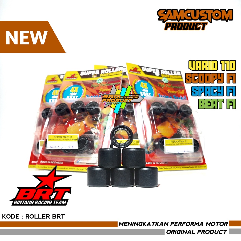 Roller BRT Beat Fi Scoopy Fi Vario 110 Fi Esp Roller Original BRT