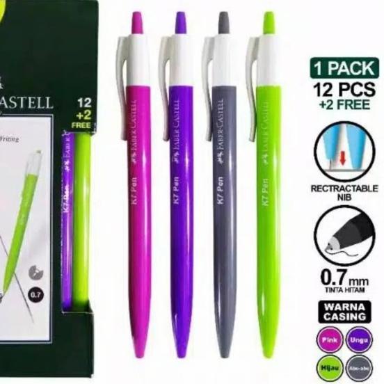 

➸ Pulpen K7 Faber Castell (free 2 pcs) ♩