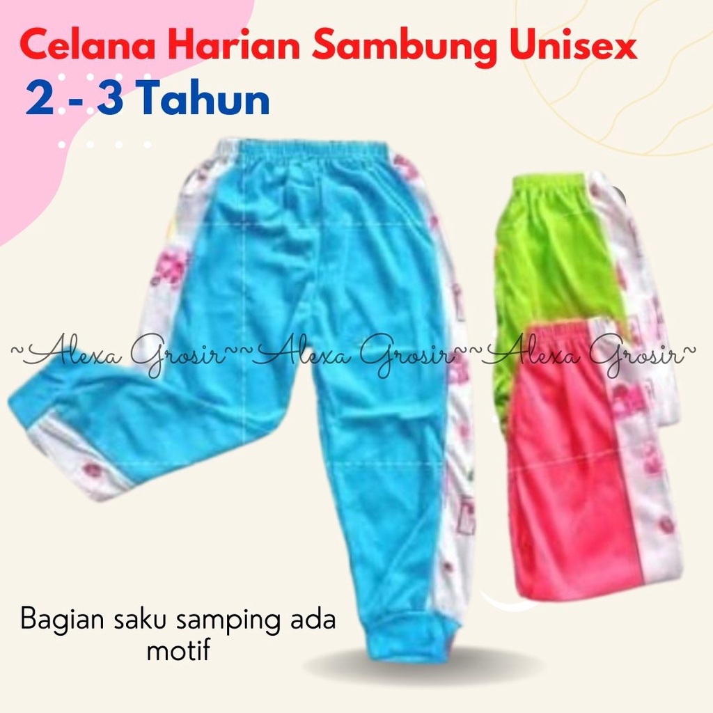 Celana Panjang Anak size  M L XL Harian Polos Warna Best Quality