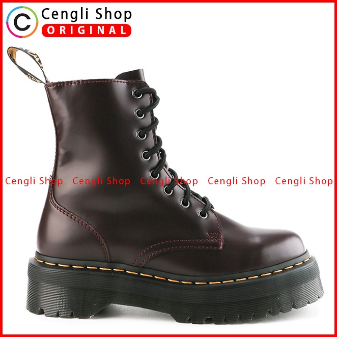 SEPATU BOOT PRIA DR MARTENS ORIGINAL DOCMART JADON OLD OXBLOOD SMOOTH