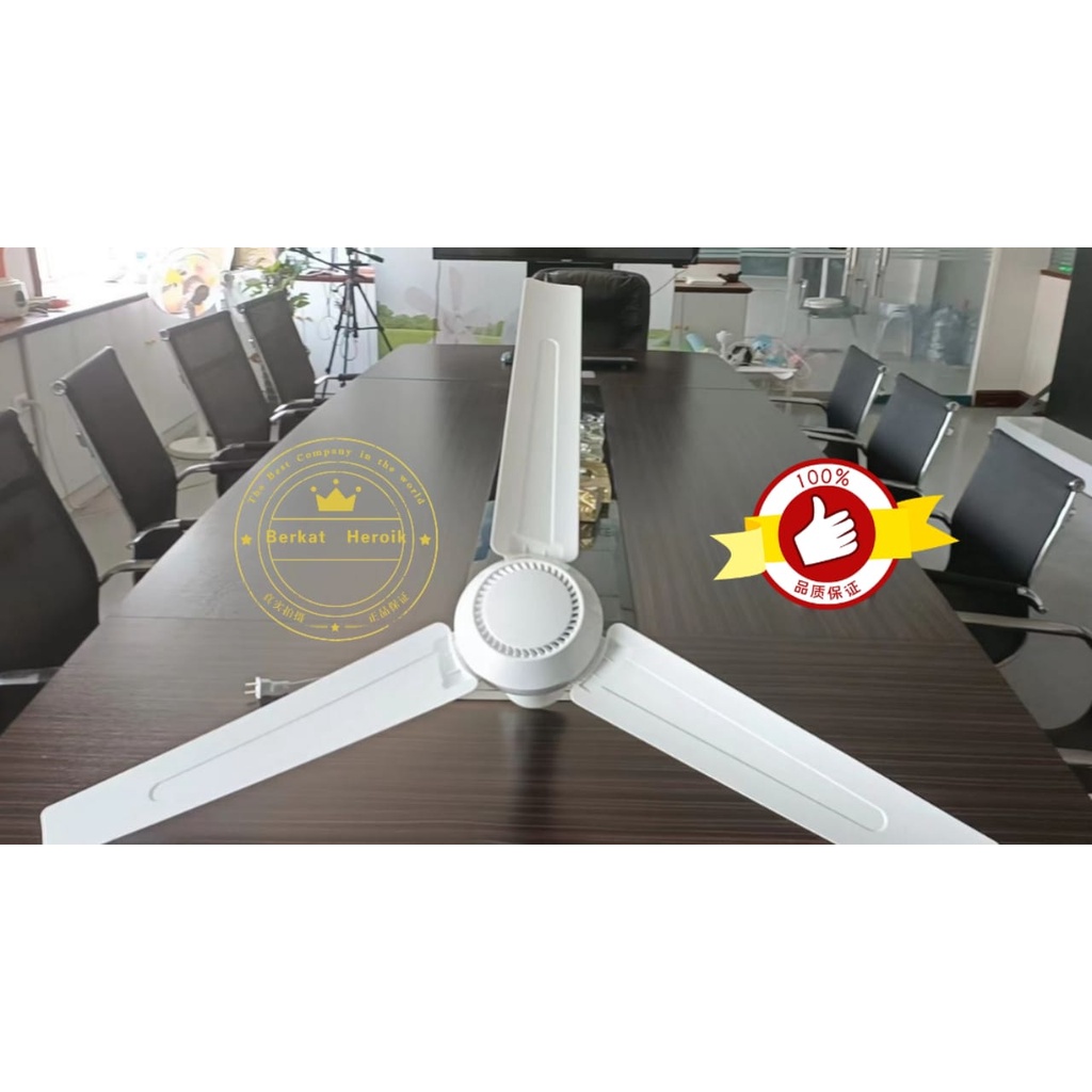 Kyzuku Ceiling Fan Kipas Gantung Besar Jumbo HY-1180 diameter 1 meter ➟ ✼