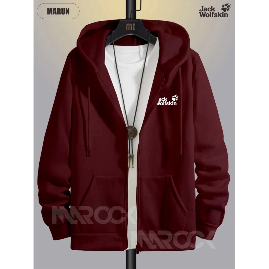 Sweater Hoodie Zipper - Jaket Distro Pria JASK WOLFSKIN