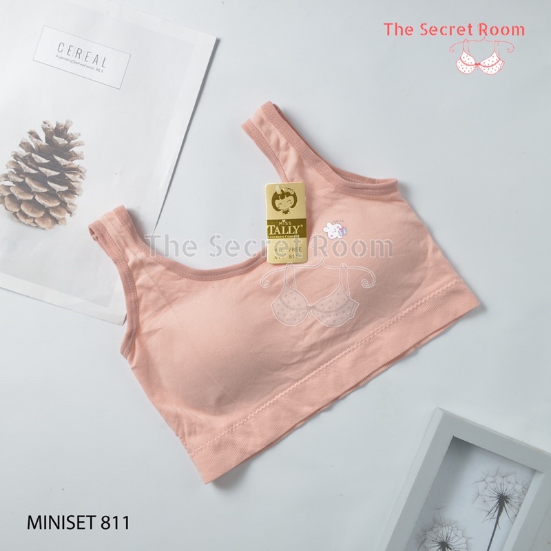 TALLY BRA MINISET REMAJA ABG 811 | FREE SIZE | ADA BUSA | TANPA KAWAT