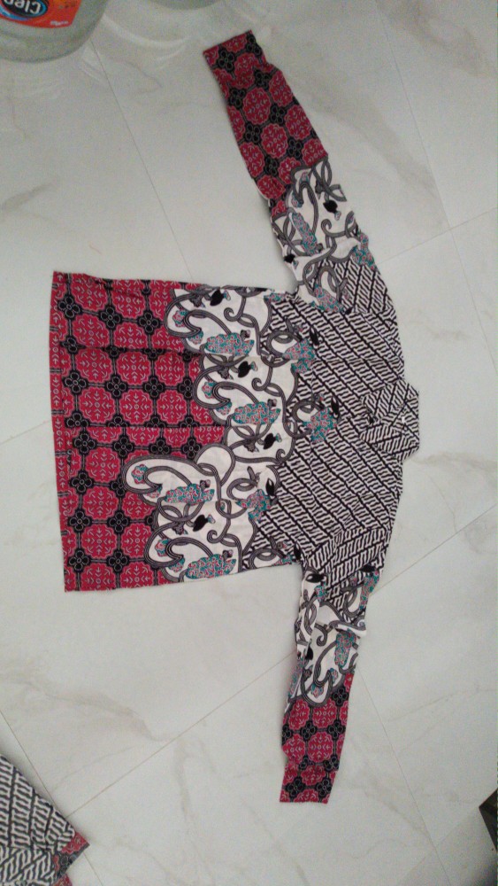 Batik Couple Keluarga - Bisa Cod - Sarimbit Gamis Familly Set Motif Tuju Rupa  Batik Putra Hadi