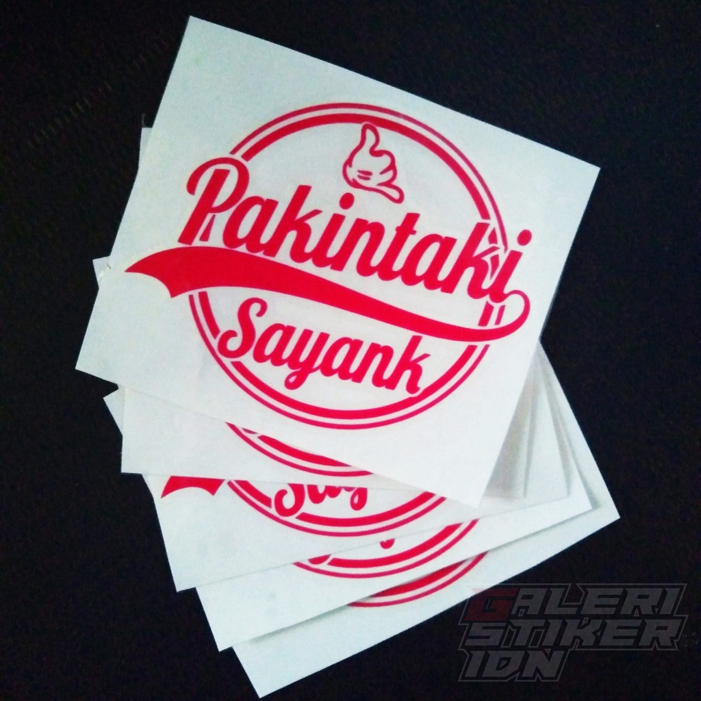 

STIKER VIRAL STIKER PAKINTAKI SAYANK