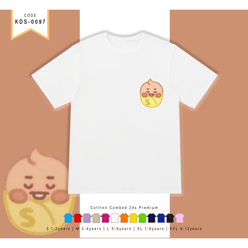 KAOS ATASAN ANAK ADEM DAN LEMBUT / TERIMA CUSTOM / BTT21 BABY SIDE TEMURAH / RESELLER WELCOME