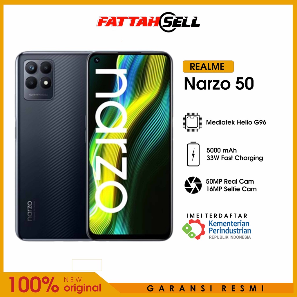 REALME NARZO 50 4/64 GB - GARANSI RESMI