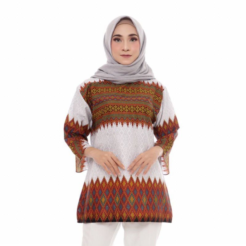 blouse batik remaja-blus batik modern-blus batik kantor-blouse batik cantik
