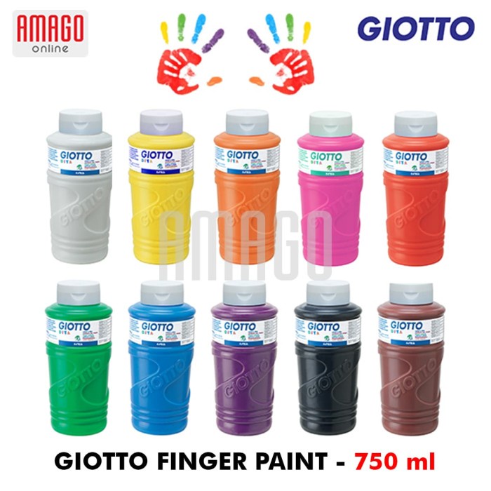 

Bagus Giotto Finger Paint - Orange - 750 Ml - 536005 Diskon