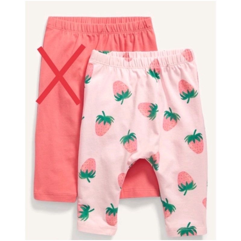 CELANA JOGGER BABY OLD NAVY STRAWBERRY