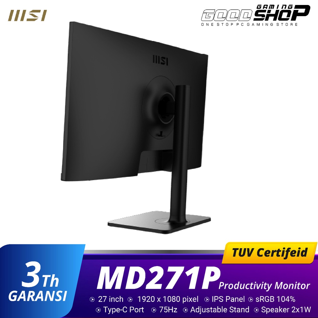 Monitor MSI Modern MD271P 27&quot; - Gaming monitor