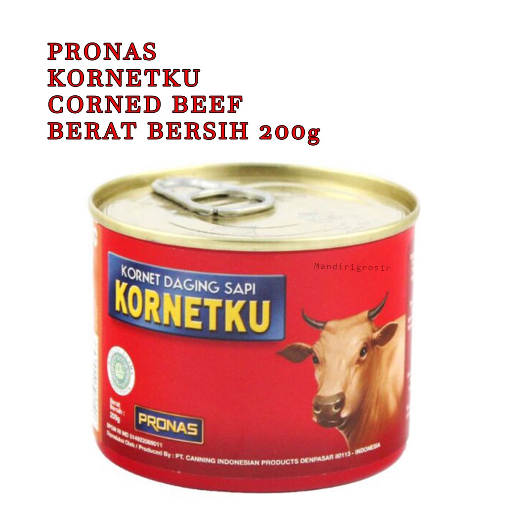 KORNET SAPI * PRONAS KORNETKU  * CORNED BEEF * 200g