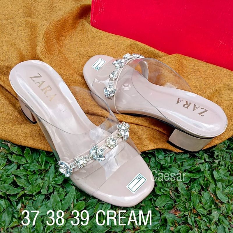 sandal wedges kaca