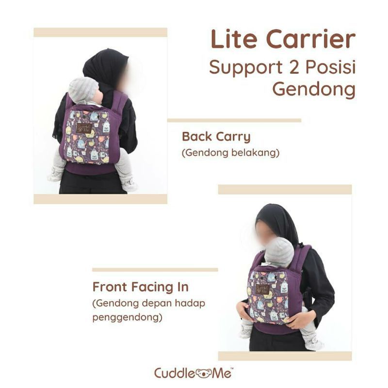 Gendongan Bayi Cuddle Me Lite Carrier