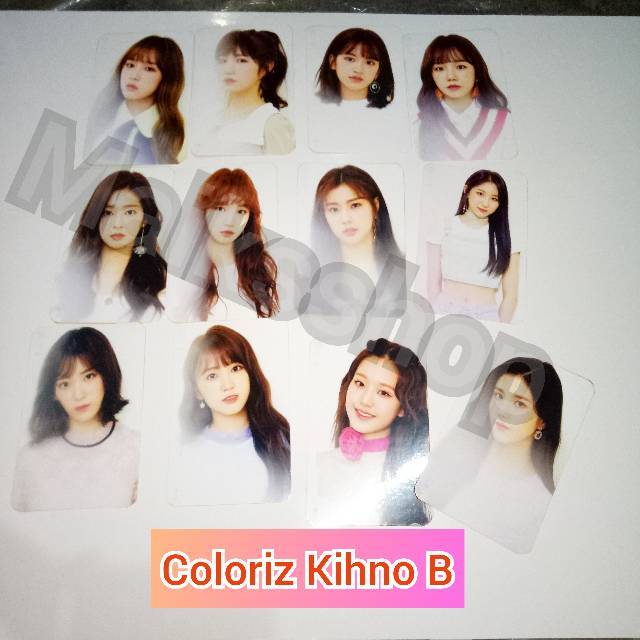 Iz*one Izone Color*iz Kihno Photocard Kpop