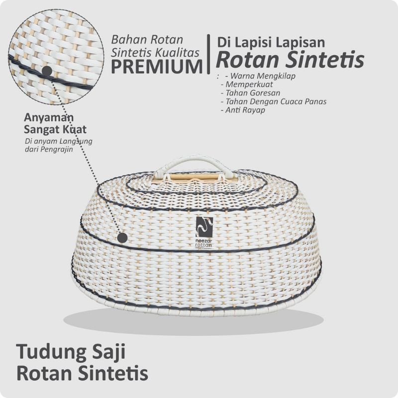 

TERLARIS Tudung Saji Penutup Makan Kulit Unik Rotan Sintetis ongkos kirimnya murah 1kg bisa masuk 5pc