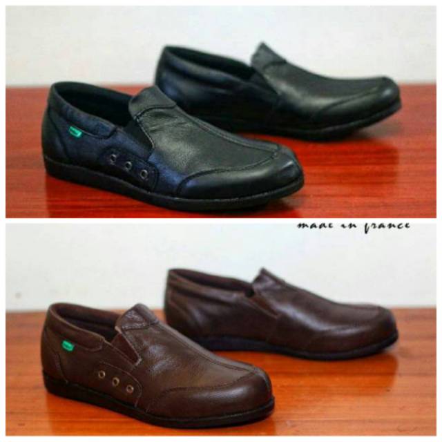 TS Sepatu  Casual Pria  Import  Kickers  Depra Slip On Santai 