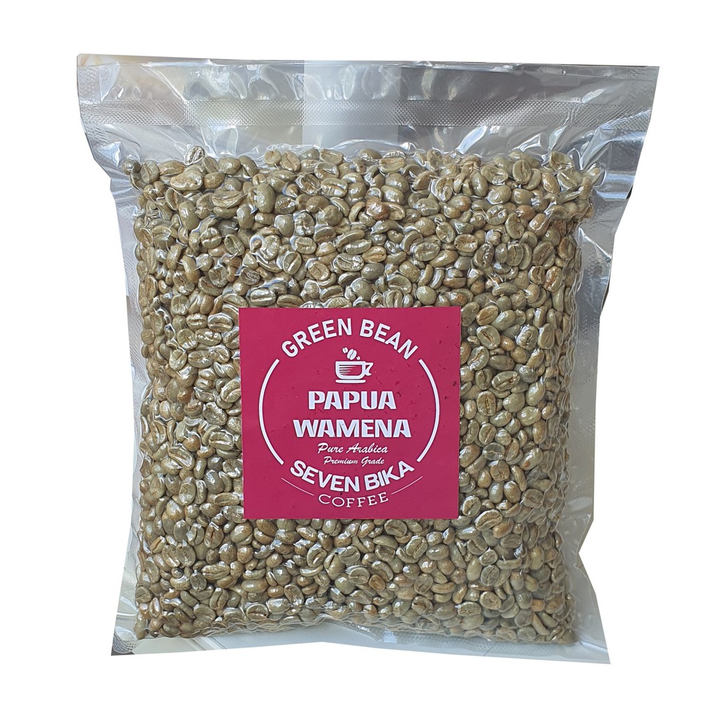 

Seven Bika Papua Wamena Pure Arabica GREEN BEANS [BIJI KOPI MENTAH] Grade1 1 Kg