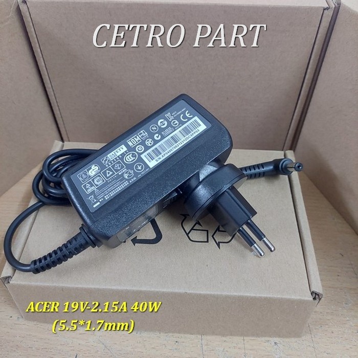Adaptor Charger Acer Aspire One Zg5 KAV60 NAV50 ZA3 Kav10 PAV70 40W