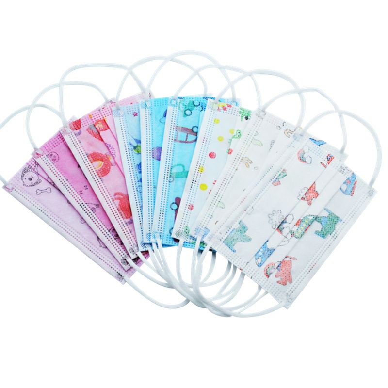 Masker mulut isi 10pcs Motif Anak IMPORT Standar K-POP KPOP KOREA FASHION DISPOSABLE MASK LUCU IMUT