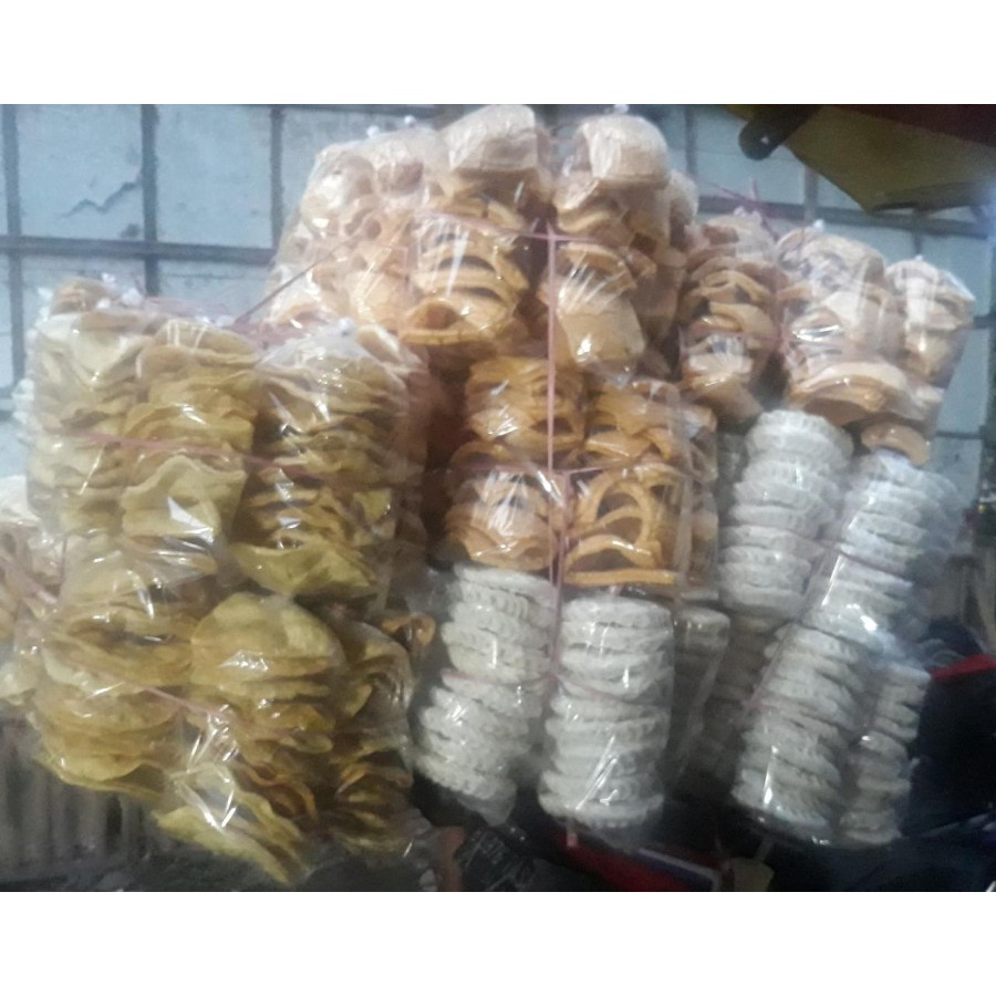 

Kerupuk Putih Bungkus, Kerupuk Gendar Bungkus & Kerupuk Lipat Bungkus