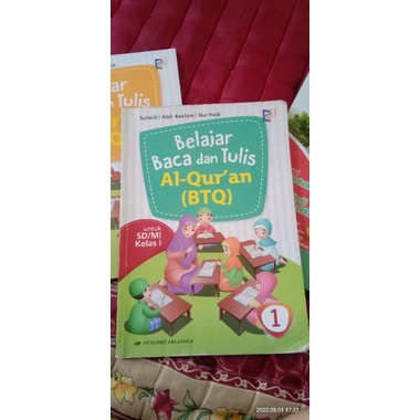 

Buku BTQ ( Belajar baca dan tulis Al quran)