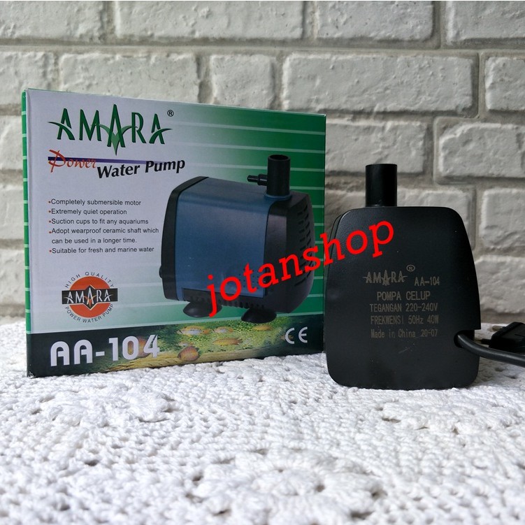 AMARA AA 104  AA104  mesin pompa celup aquarium aquascape kolam Hidroponik