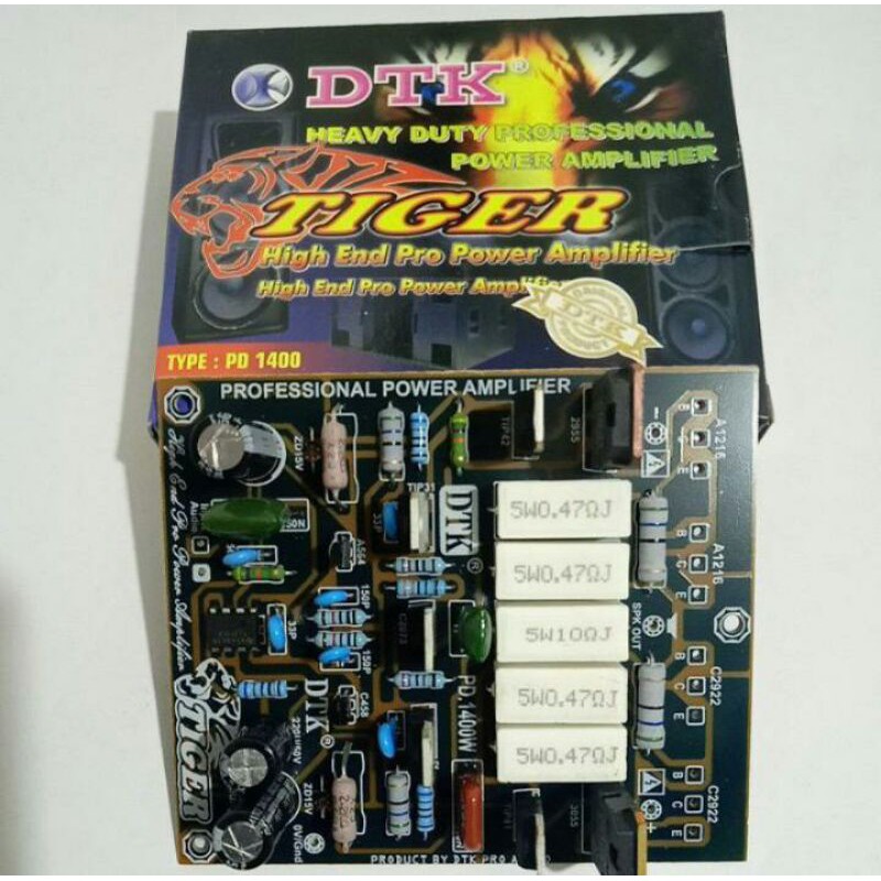 DTK PD 1400  Tiger Mono power amplifier Profesional DTK