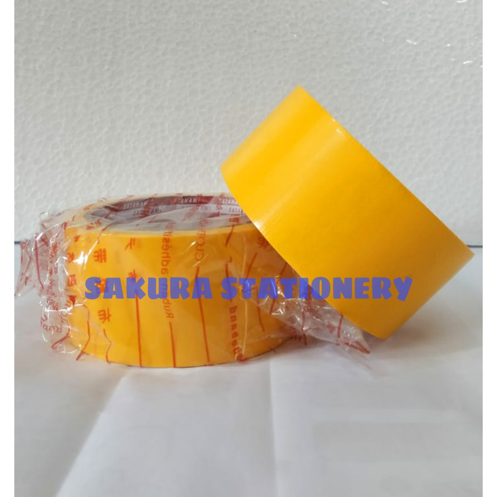 

Lakban Kain Cloth Tape Warna 48mm 2 Inch Sazanami
