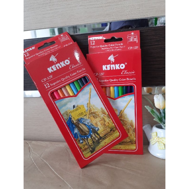 

KENKO COLOUR PENCILS CP-12F / PENSIL WARNA KENKO ISI 12 PANJANG
