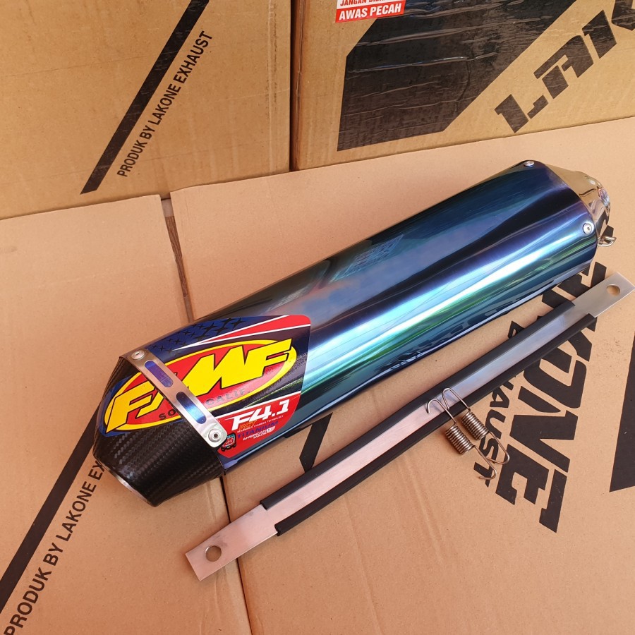 Silincer KNALPOT FMF blue KTM KLX WR155 150 250 CRF