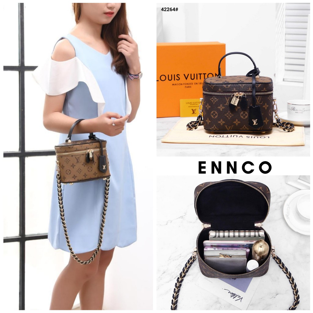 MURAH  TAS  WANITA Toiletry Vanity Case Sling Bag Box 42264G