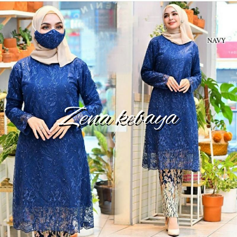 SET KEBAYA TUNIK KEBAYA MODERN KEBAYA PESTA KEBAYA TUNIK TILLE