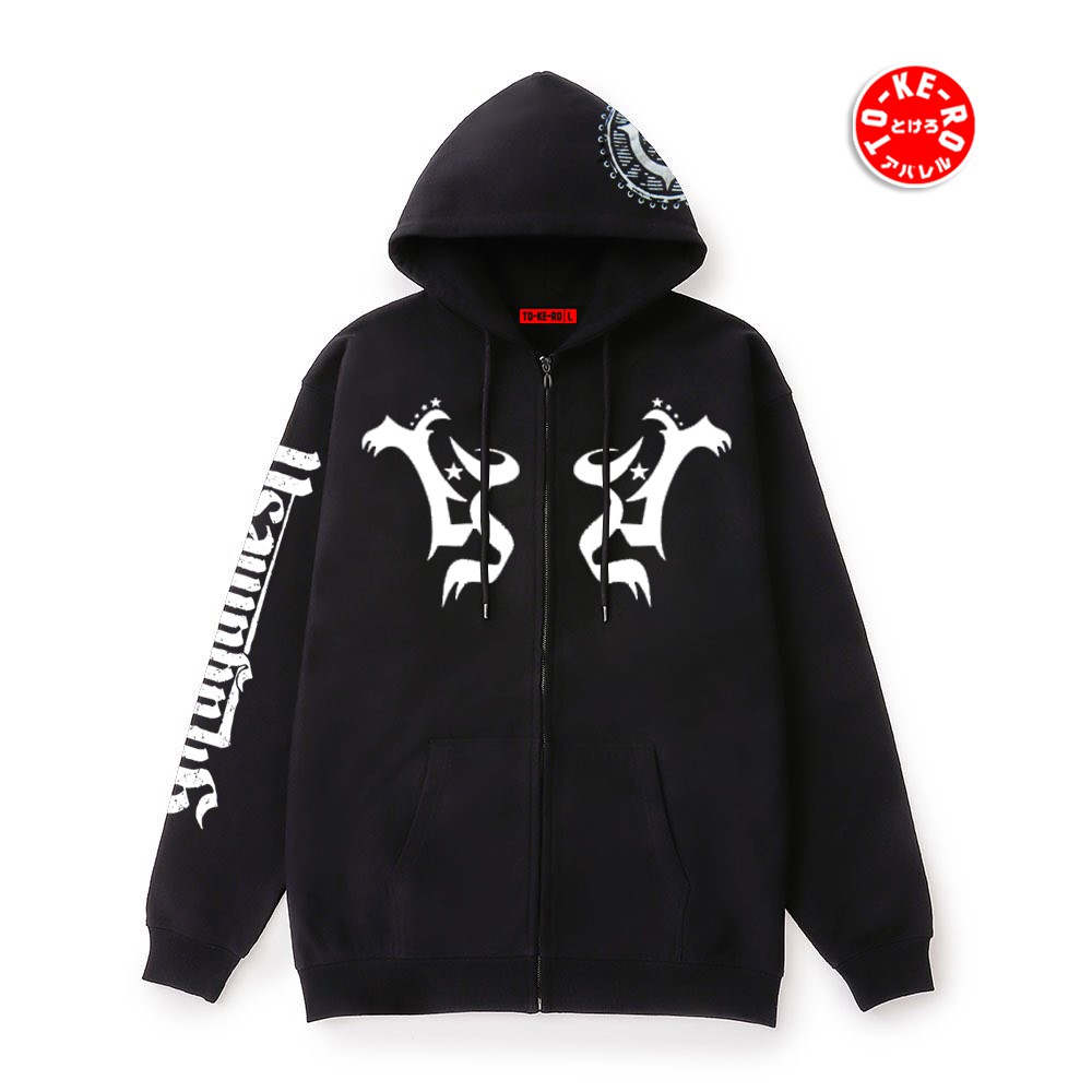 Hoodie Zipper GIRUGAMESH [BLACK]