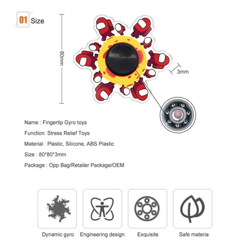 mainan anak fidget spinner / spinner murah / spinner lokal import / spiner / fidget / mainan murah