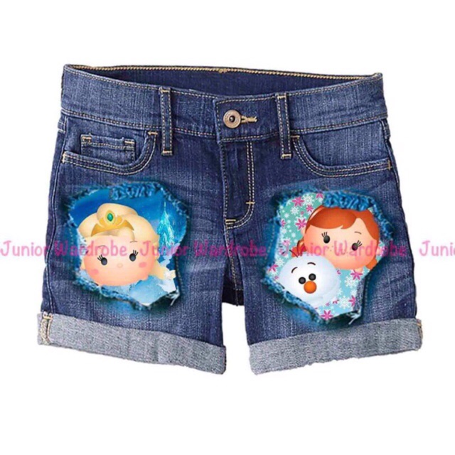 Jeans hotpants elsa frozen (PA0005)