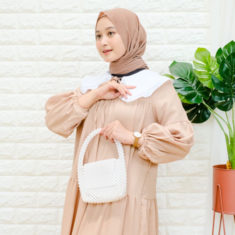[COD] Cantika Desss S M L XL | Fashion Muslim Baju Gamis | Outfit Ideas Eid Series 2022 | Baju Gamis Lebaran | Dress Kondangan OOTD HQ | Bahan Crepe Premium |