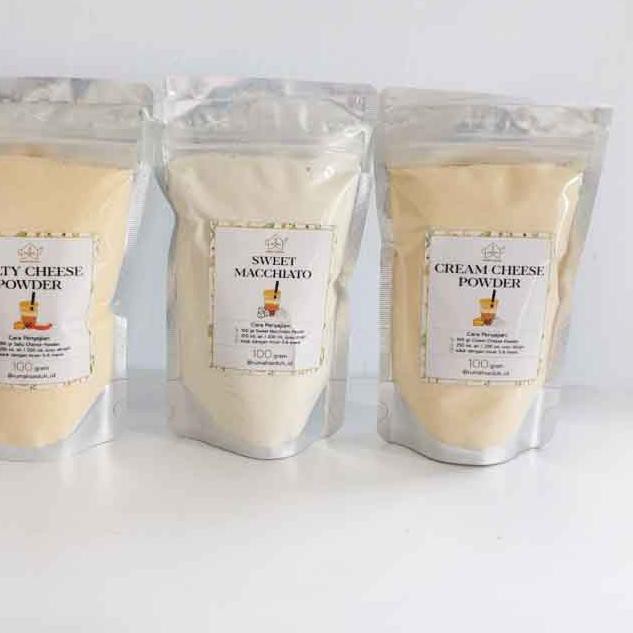 Flash Sale (gux-491) 100gr Sweet Macchiato Foam Powder, Cheese Tea Powder, Tea Macchiato, Topping