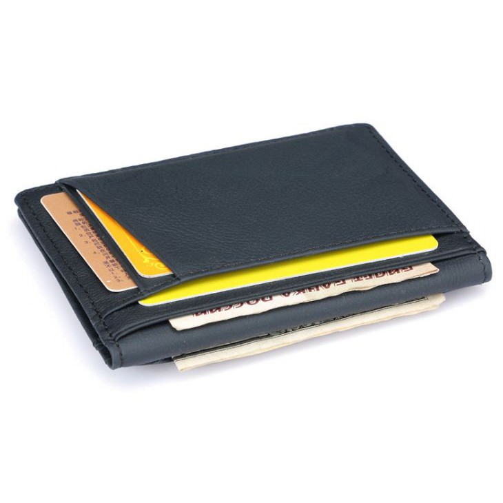 DKER D3026 Card Holder Dompet Kartu Slim Tipis Kulit Asli
