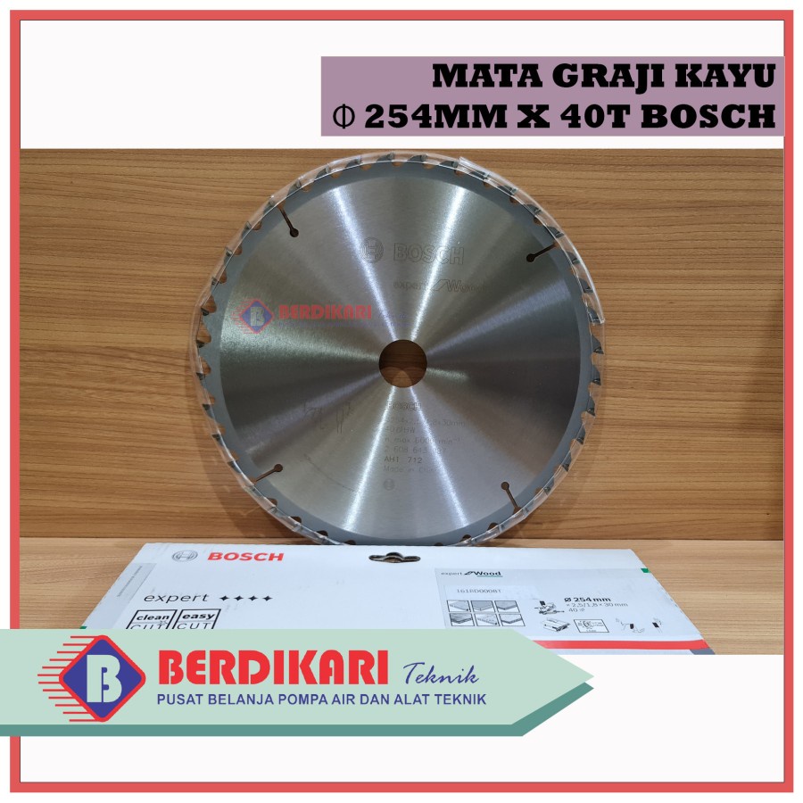 Bosch Circular Saw Blade / Mata Gergaji Circular 10" 10 40T 40 Wood